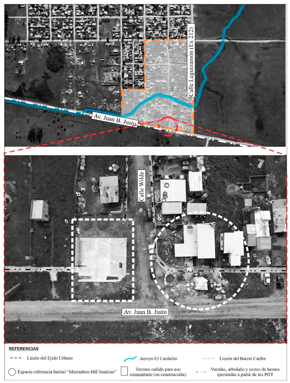 Figura 3. Ubicación Barrio Caribe - Plaza El Artesano.