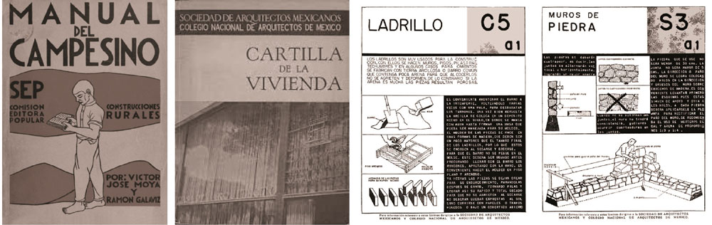 Figura 1. Tapa de los primeros manuales de autoconstrucción en México.