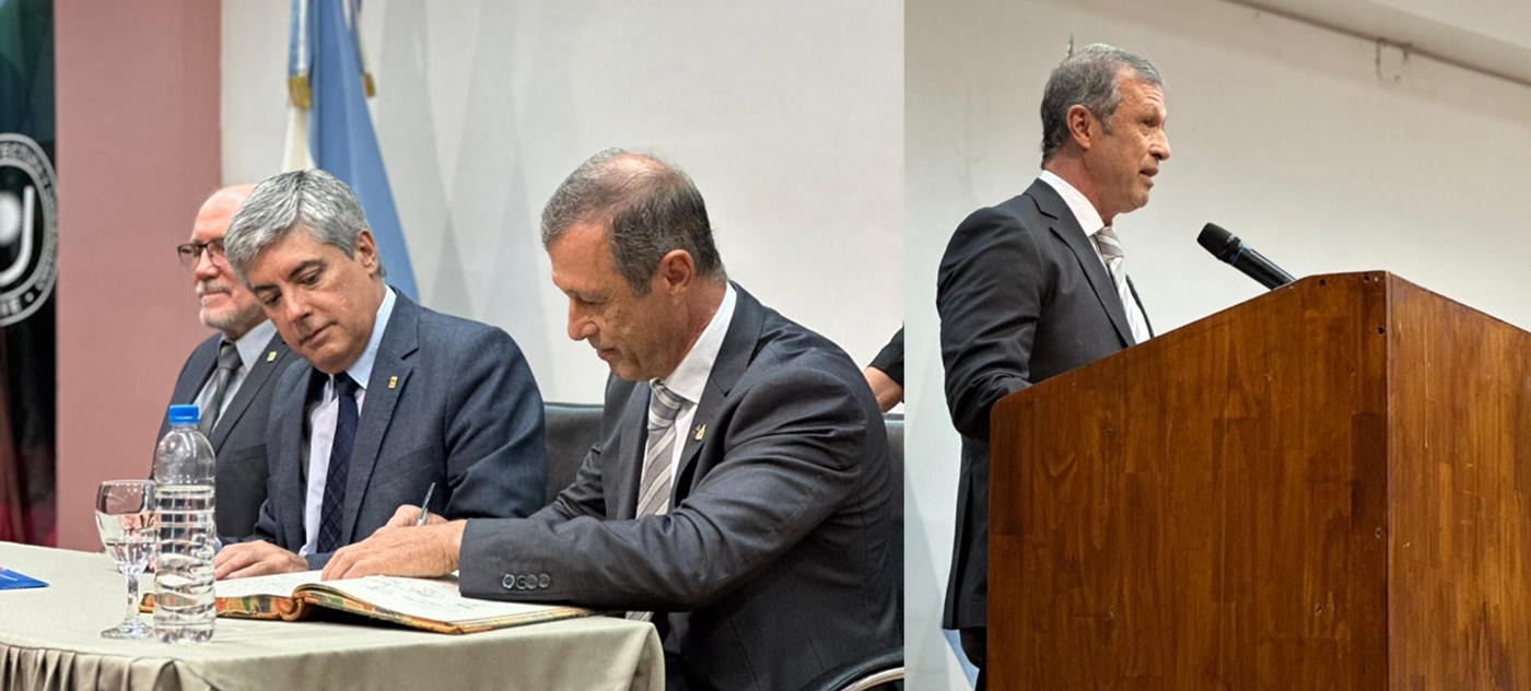 Acto de asunción: Dr. Arq. Carlos Eduardo Burgos
