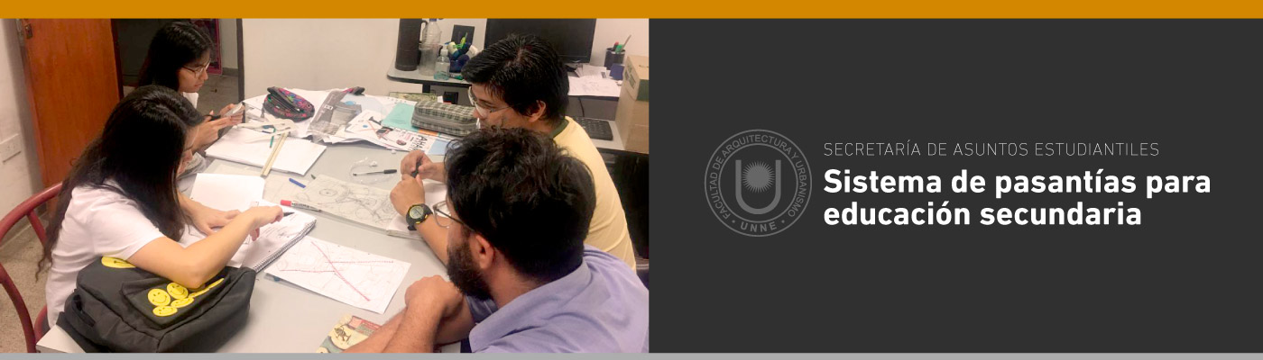 Sistema de pasantías para educación secundaria - FAU