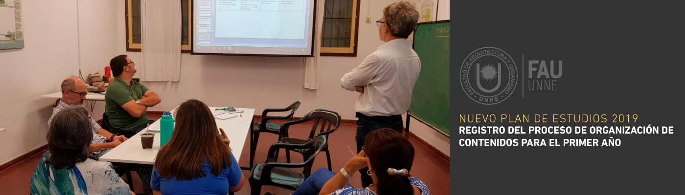 Registro del proceso de organización de contenidos para el Primer año