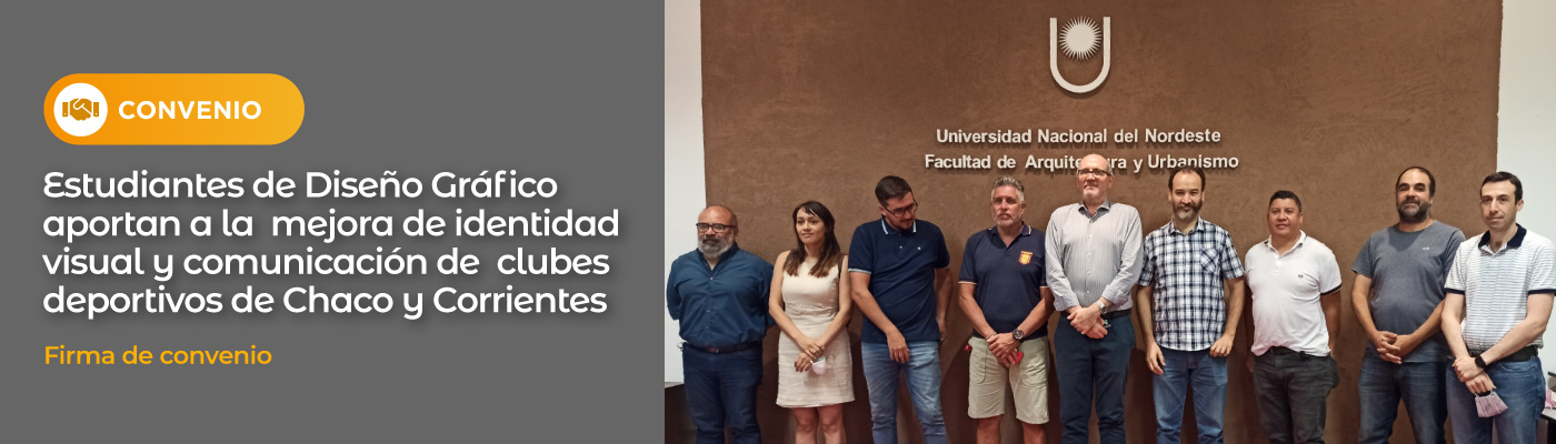 Estudiantes de Diseño Gráfico aportan a la mejora de identidad visual y comunicación de clubes deportivos de Chaco y Corrientes