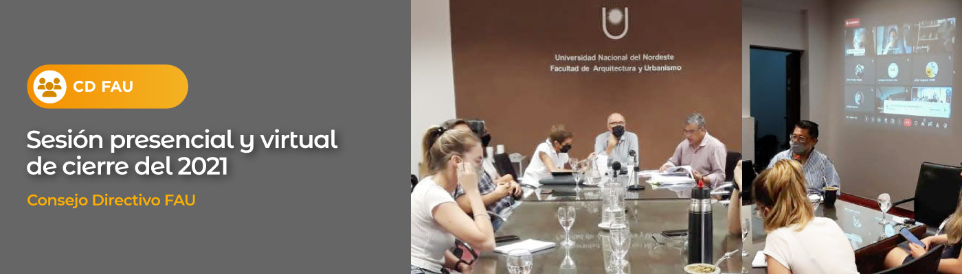 Sesión presencial y virtual de cierre del 2021