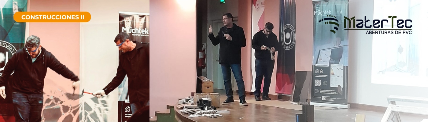 charla técnica sobre aberturas de PVC y materiales de altas prestaciones